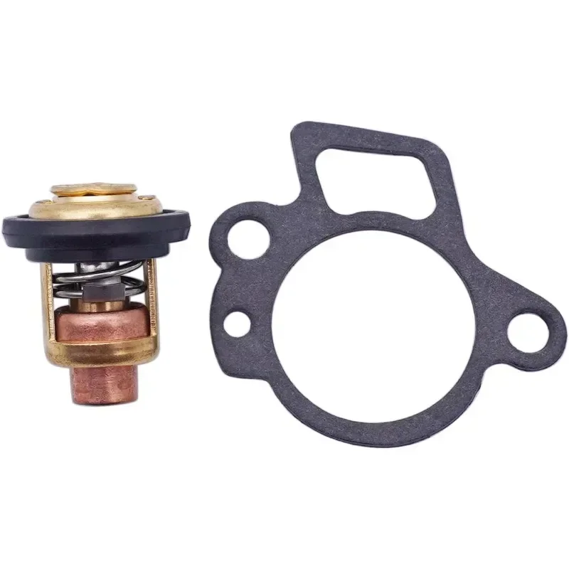 OUNENG NEW Marine Thermostat 6G8-12411-01 6G8-12411-02 6G8-12411-03 Gasket 65W-12414-00 Compatible Yama-ha 4 Stroke 9.9-70HP