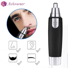 Ashowner Electric Nose Hair Trimmer Ear Razor Removal Shaving Eyebrow Cutter For Men and Women Nasal Wool Implement