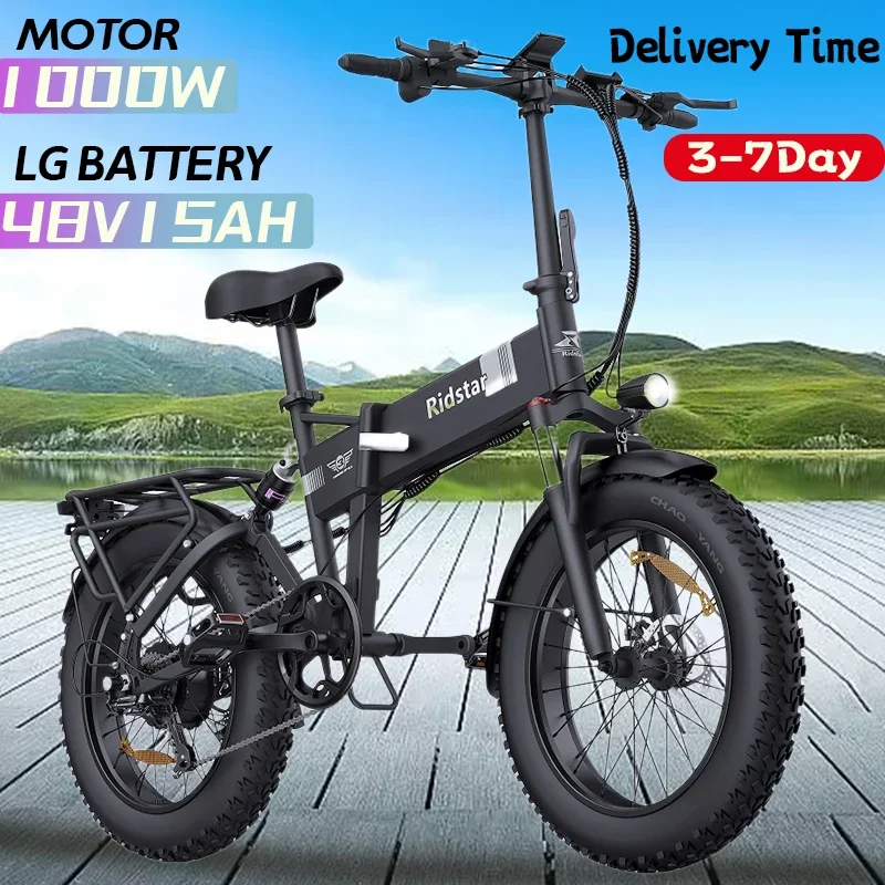 H20 Pro Mountain E-bike 2000W Powerful Dual motor Electric Bicycle 48V 23AH Lithium battery 20inch*4.0 Fat Tyre Foldable Ebike