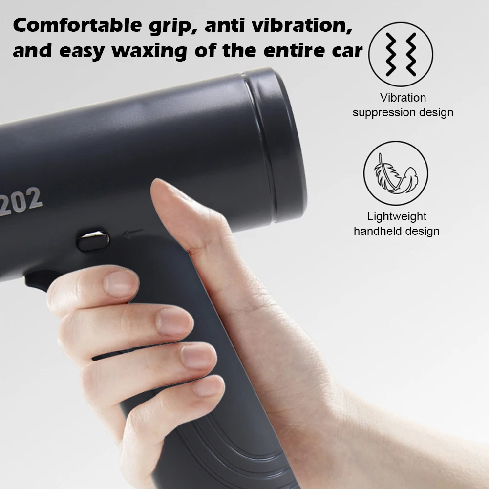 Wireless Car Polishing Machine USB Rechargeable Cordless Car Polisher With Electric Sander Waxing Machine Accessories