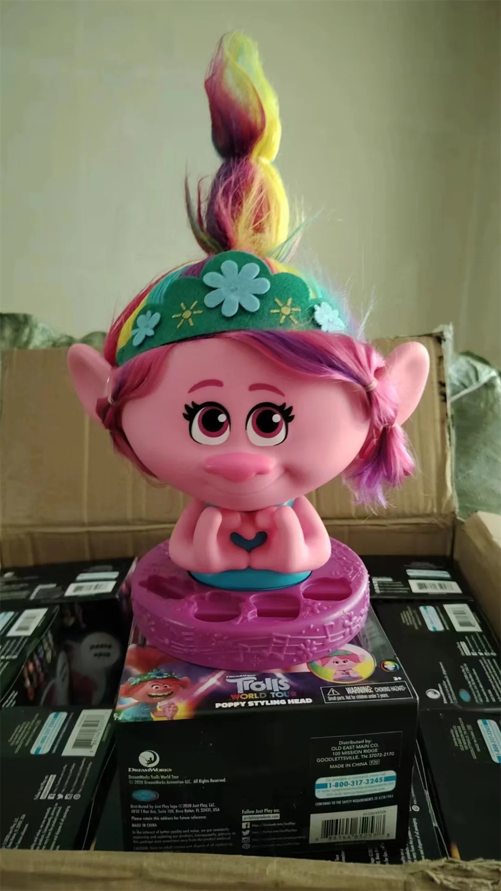 Trolls Poppy Momento Abrazo 15-30cm DreamWorks Trolls Princess