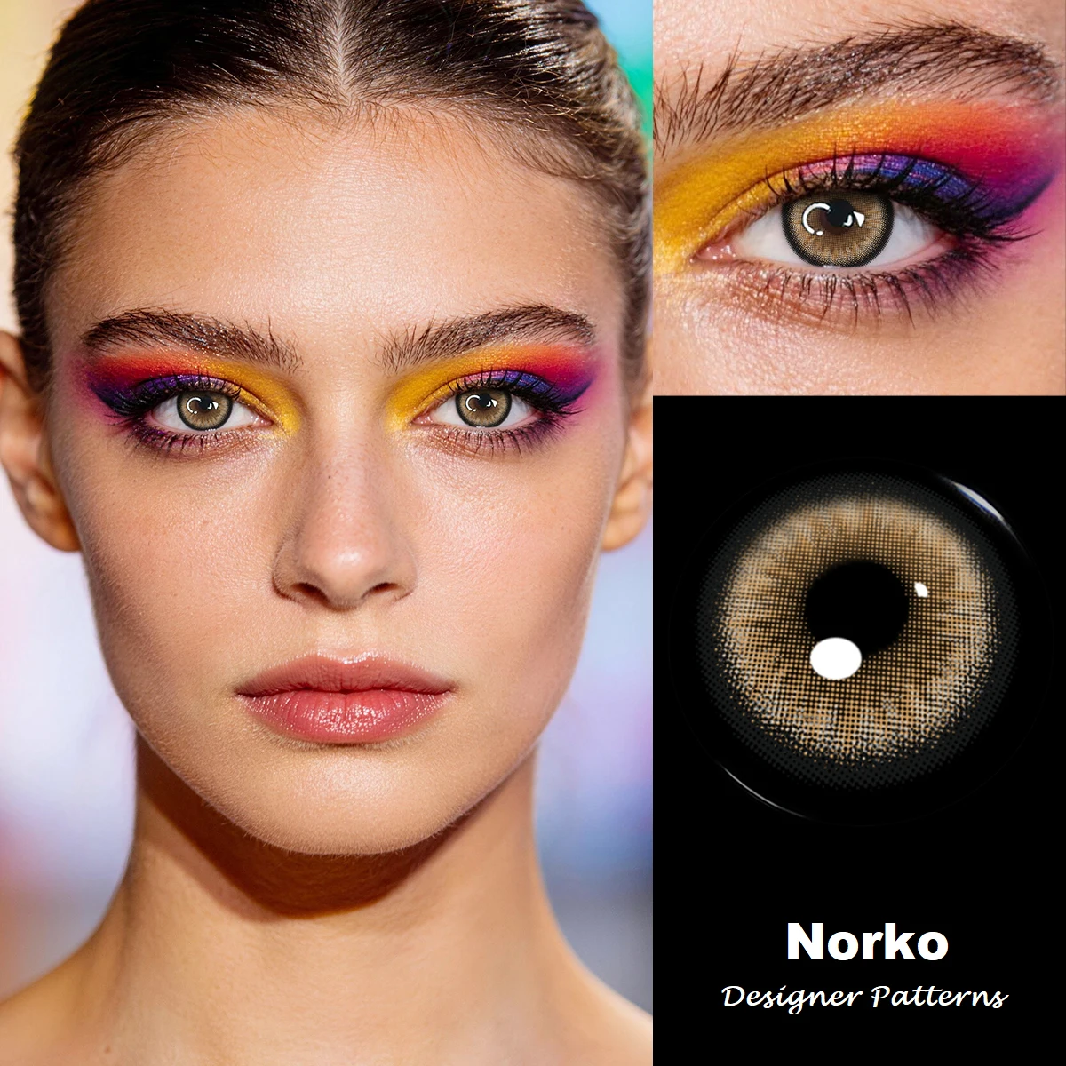 VISUASHOW Bold Green Colored Contact Lenses for Everyday & Special Occasions