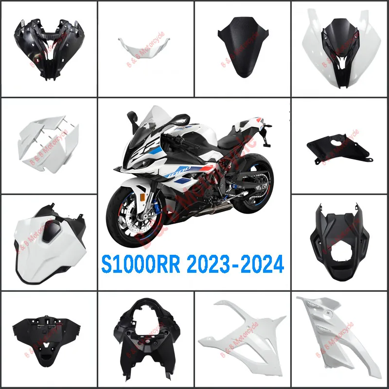 Kit Carene Moto Adatto Per Bmw S1000Rr 2023 2024 Set Carrozzeria 23-24 Iniezione Di Alta Qualità Non Verniciata