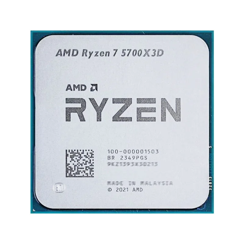 AMD Ryzen 7 5700X3D R7 5700X3D New 4.1 GHz 8-Core 16-Thread CPU 