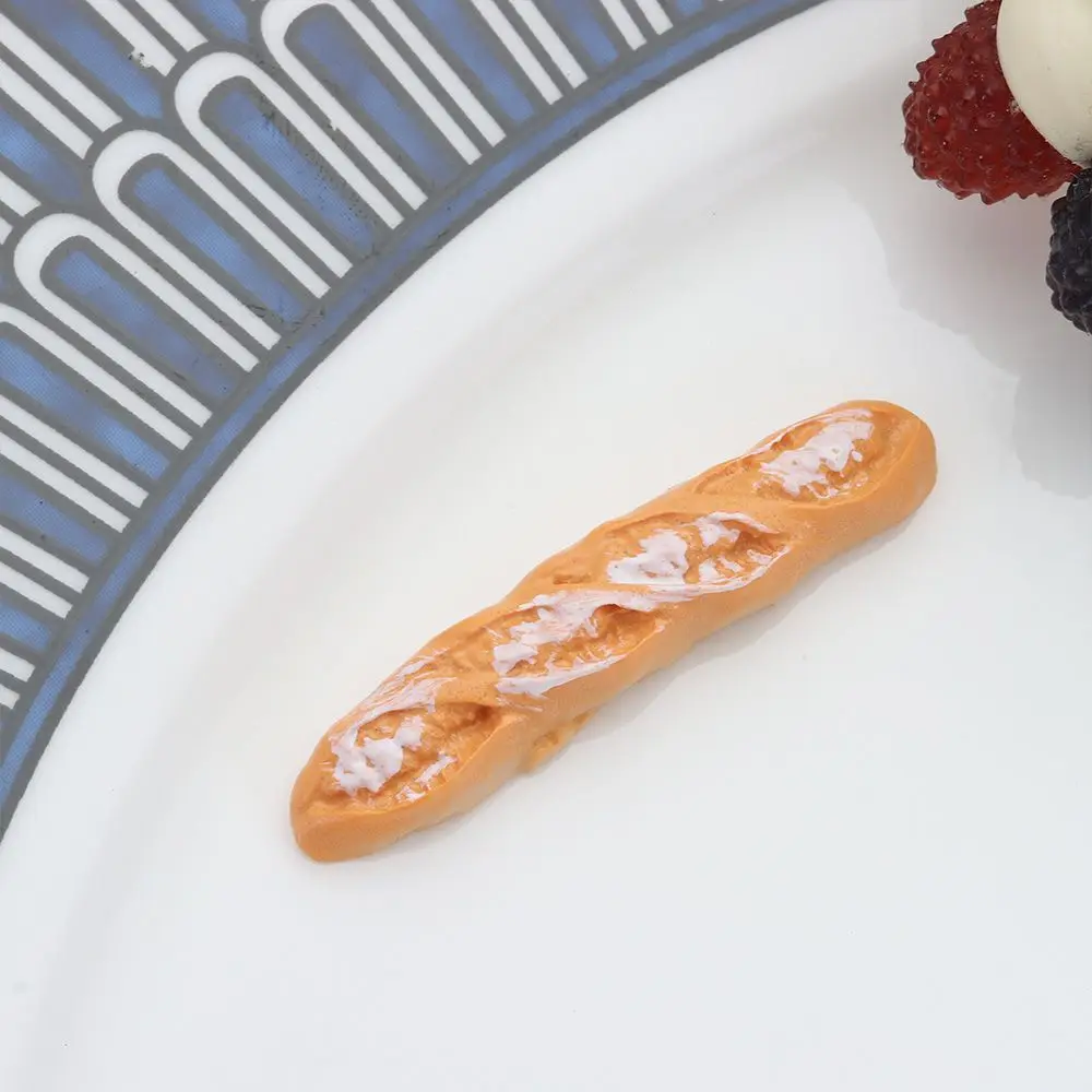 Mini Resin Bread Dollhouse Accessories for DIY Jewelry Making