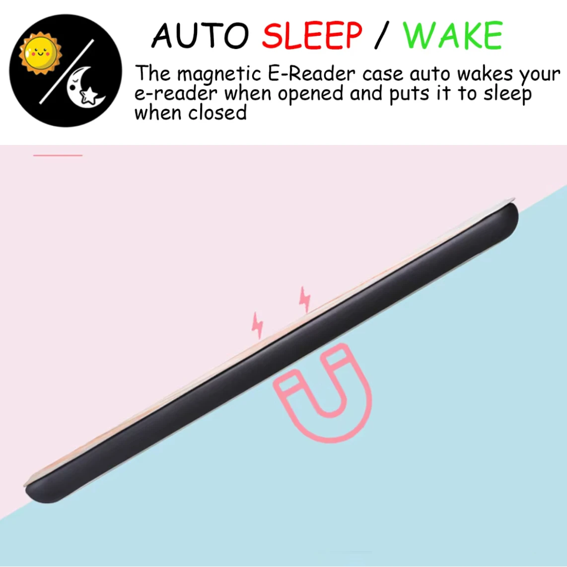 Colorsoft Signature TPU Soft Case with Auto Wake/Sleep Cover
