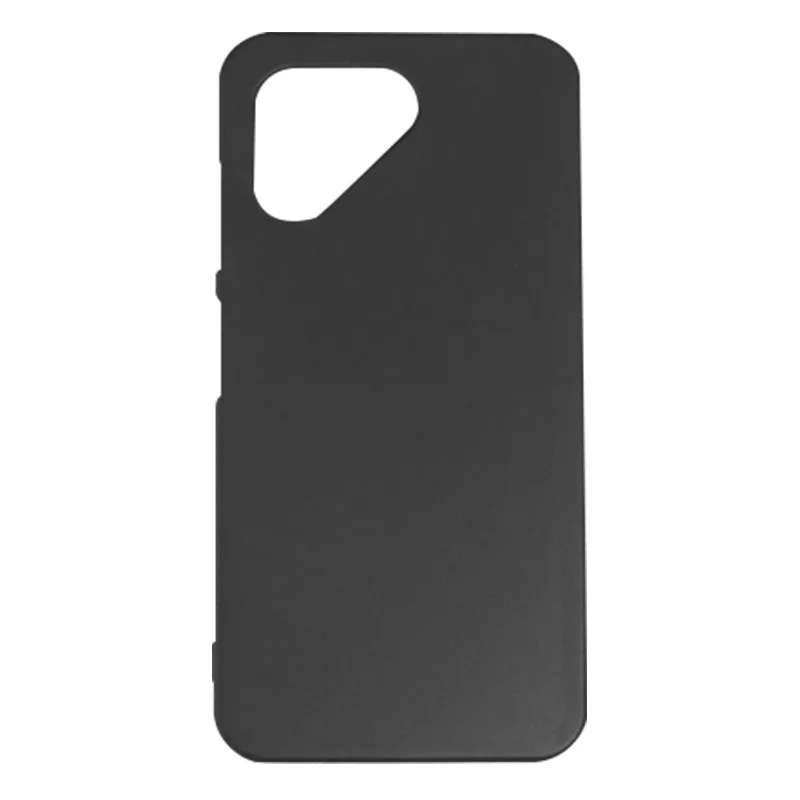 Frosted Black TPU Silicone Protective Phone Case - Fairphone 6+ Plus Series
