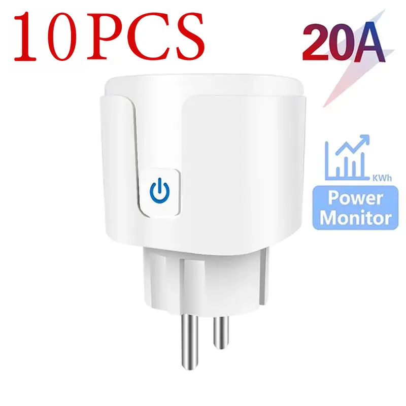 Smart Plug WiFi Socket EU 16A/20A With Power Monitor Timing Function Tuya Smart Life APP Works With Alexa Google Home - Image 8