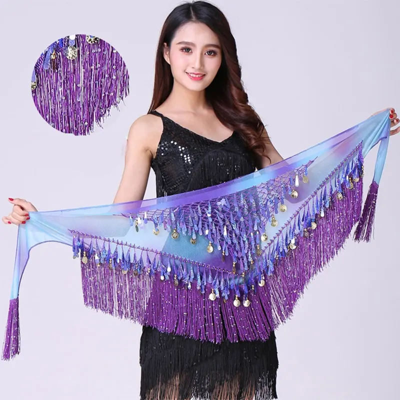 Sexy Belly Dance Waist Chains For Belly Dance Hip Scarf Tassel Triangle
