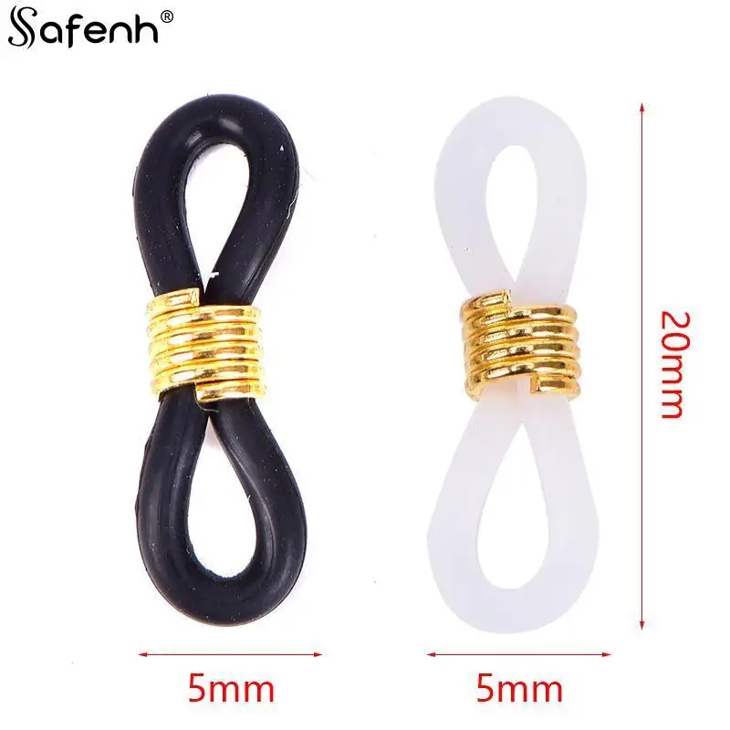 Glasses Straps Glasses Chain Glasses Retainer 20 40pcs Ear Hook Eyeglasses Spectacles Chain Retainer End Rope Sunglasses Cord Holder Strap End Loop Connector
