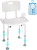 Shower Chair, Shower Seat with Back, Adjustable Height Stool, Chair for Inside Bathtub, Non-Slip Bathroom 1