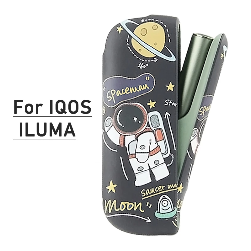 Graffiti design PC + PU leather case for iqos iluma one – icase