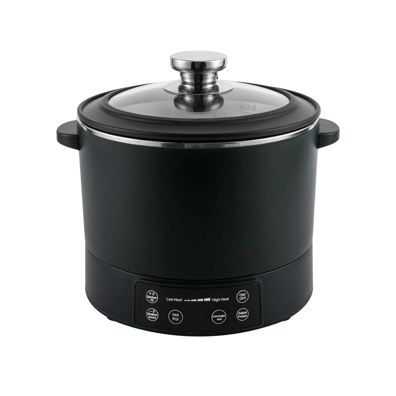 1500W Smart Lifting Electric Hot Pot 3.2Qt Multifunctional Cooker 3 in1 Shabu Shabu Hot Pot Portable Travel Cooker