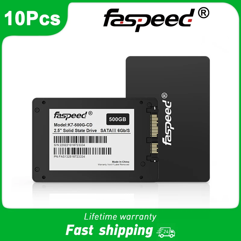 

10Pcs SSD 1TB SATA 3 Solid State Disk 256GB 512GB HDD 128GB 2TB Internal 2.5 Hard Disk 128 256 512 GB 1 TB For PC Desktop Laptop