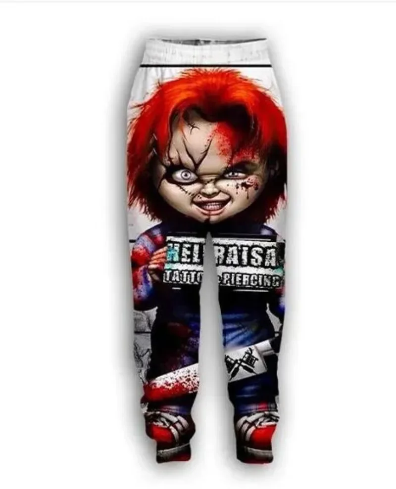 New Men/Womens Horror Movie Chucky Funny 3D Print Fashion Tracksuits Crewneck hoodie Joggers Pants + Hoodies TZ022 5