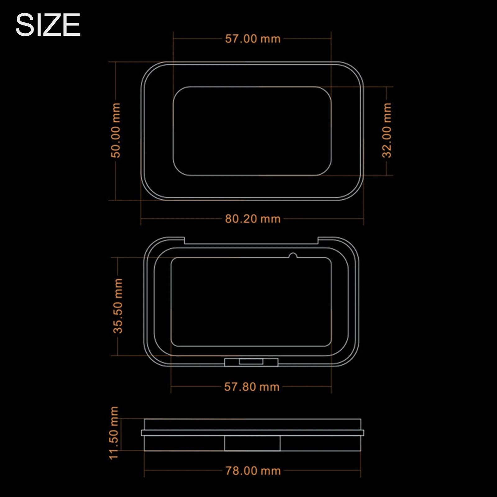 1pc Magnetische Nadel Lagerung Box Für Stickerei Nadeln Rechteck Nähen Nadel Lagerung Fall Nähen Werkzeug Zubehör – Detail 6