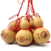 Mini Wine Gourd Crafts Natural Art Collection Ornament Chinese Traditional Carving for Chinese New Year Hanging Toy Photography 1