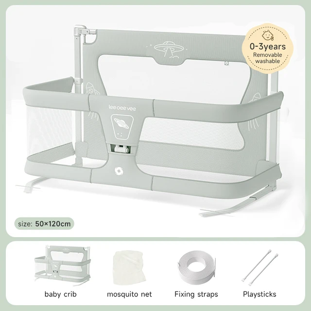 LEEOEEVEE Baby Bed Guardrail Simple and Lightweight Easy To Install