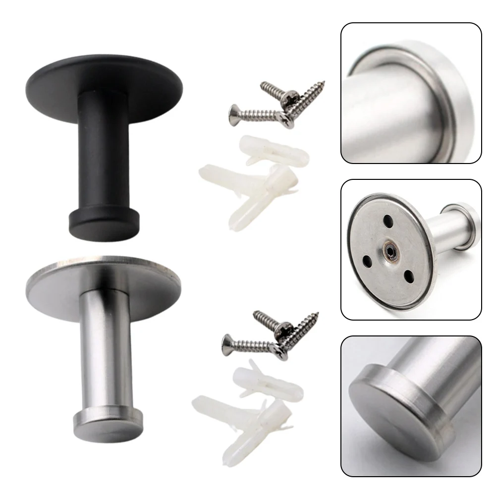 

1pc Home Coat Hook Wall Hooks Bathroom Robe Hanger Hardware Heavy Duty Kitchen Moisture-proof Self Adhesive Hook Organizer