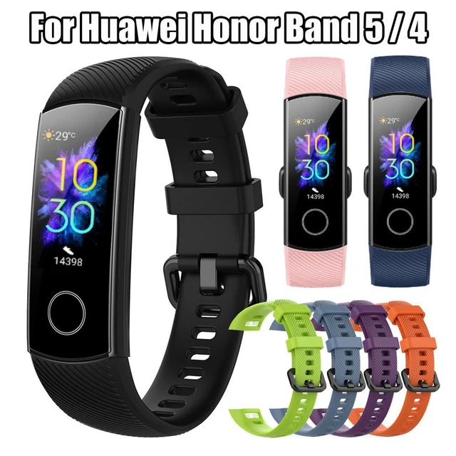  Bands Compatible with Huawei Band 4 & Huawei Honor Band 5i Band  Soft Silicone Waterproof Adjustable Sport Watch Strap Replacement  Wristbands for Huawei Band 4 Smartwatch Band Accessories (10Colors) : Cell