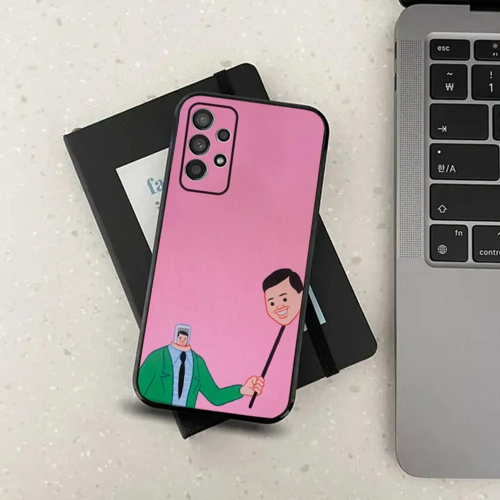 Art Joan C-Cornella Funny Phone Case For Samsung S24,S21,S22,S23,S30,Ultra,S20,Plus,Fe,Lite,Note,10,9,5G Black Soft Cover