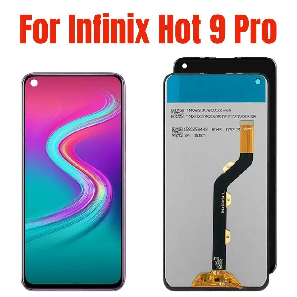 

6,6 ''Оригинальный ЖК-дисплей для Infinix Hot 9 Pro дисплей в сборе дигитайзер сенсорный экран для Infinix Hot 9 X655C X655 X655D ЖК-дисплей