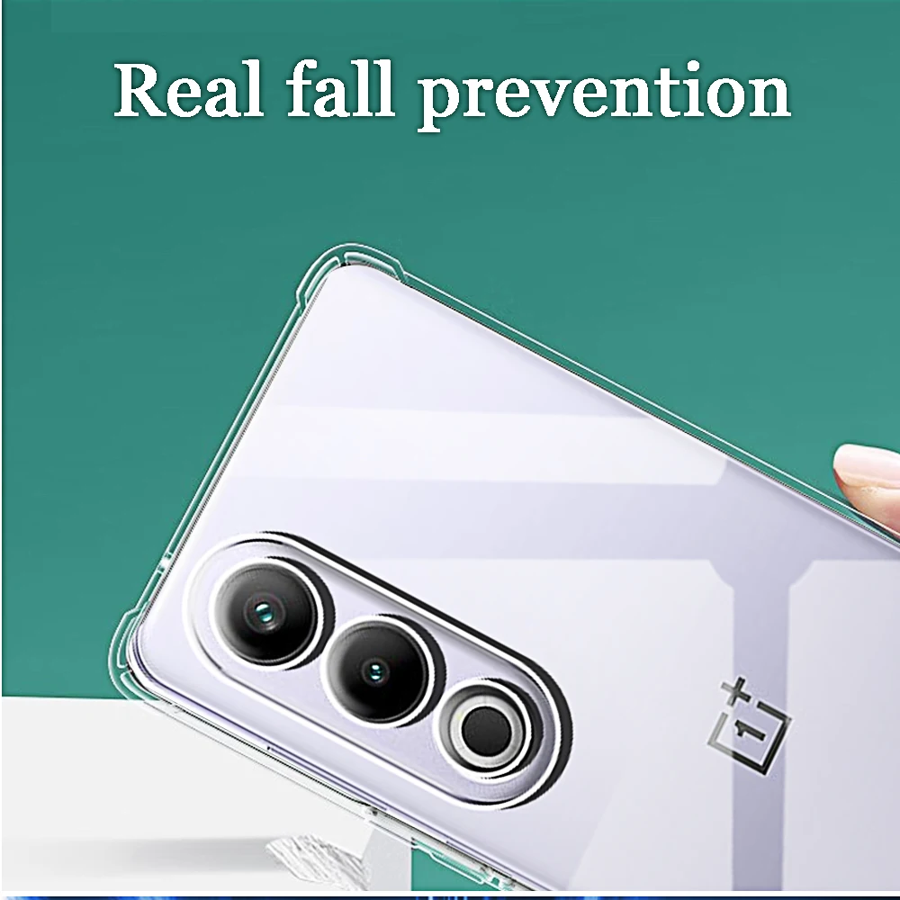Shockproof Transparent Clear Soft TPU Back Protective Phone Case
