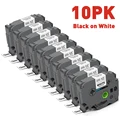 10PK Black on White