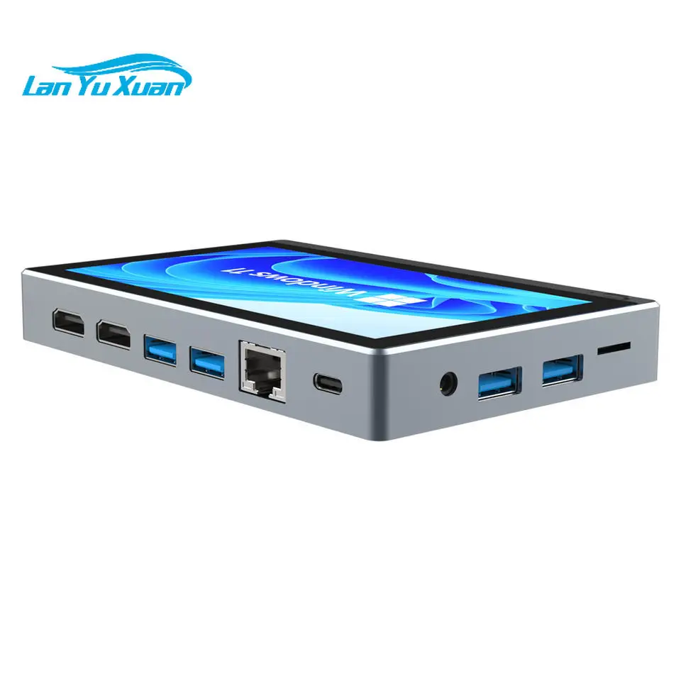 2023 portable pocket tablet mini pc box windows 11 5 5 inch touch
