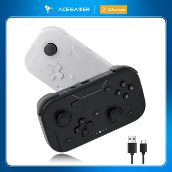 AceGamer-controlador de juego de bolsillo, Joysticks Hall portátiles, mando Bluetooth de 1000Hz para Switch/Switch2/Android/iOS/PC/Steamdeck