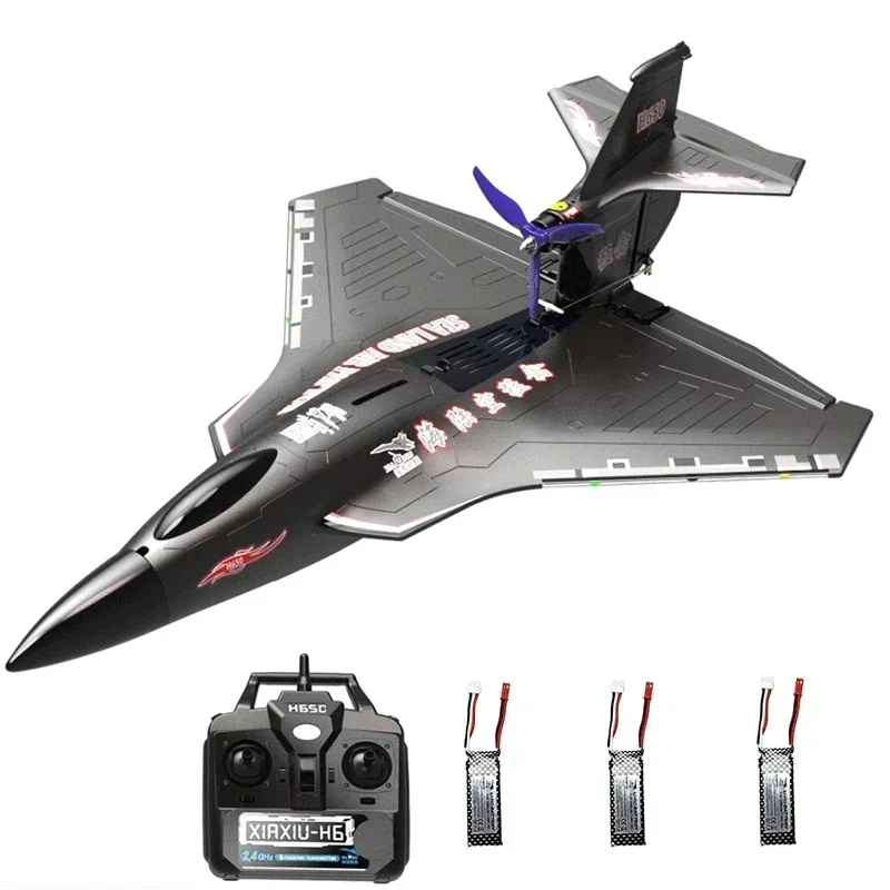 Rc Aeroplane H650 Raptor Water Land Air Fixed Wing Foam Waterproof Aeroplane Brushless Motor Radio-Controlled Aircraft Electric 4