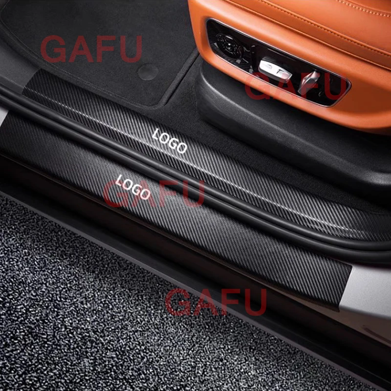 

For LEADING IDEAL LiXiang L8 L9 L7 Door Sill Bar Welcome Pedal Leather Scratch-resistant Wear-resistant Anti-step Sticker