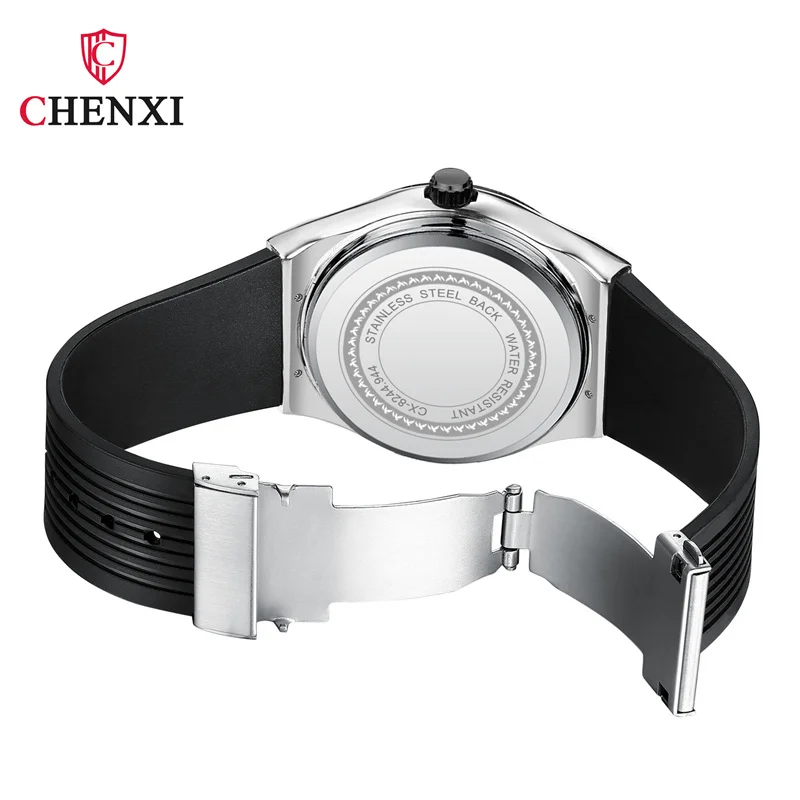 CHENXI 82442 Quartz Watch Men Casual Luxury Sport Watches Brand World Map Military Waterproof Wrist Watch for Male Clock Gift