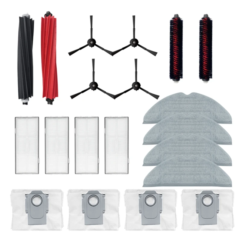 

Щетка для робота-пылесоса Roborock S8 PLUS S8 + S8 Pro, основная и боковая щетки, Швабра, фильтр, пылесборник, крышка, запчасти, аксессуары