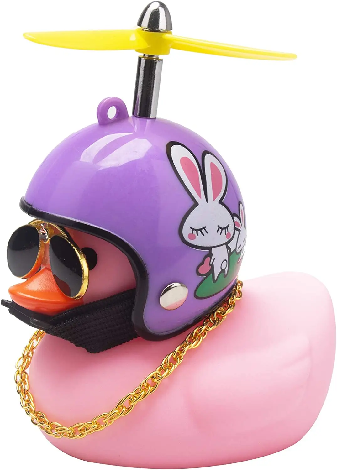 プラスチックファイバーピンクのアヒルのかわいい車のアクセサリー