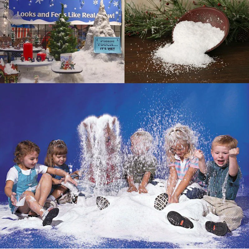 Magic Artificial Snow Powder Fake Instant Snow For DIY Christmas New