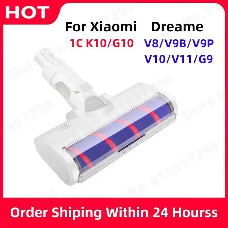 Electric Brush Head Roll Brush For Dreame V8/V9B/V9P/V10/V11/G9 Iconic Brand K10/G10 Iconic Brand 1C Vacuum Cleaner Accessories