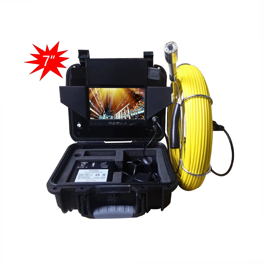 20m/30m/40m/50m 5mm Cable Length Optional 17mm Counter Meter Waterproof  Industrial Endoscope Diameter Camera Head 1080P Drain Sewer Pipe Inspection  Camera - China Pipe Inspection Camera, Inspection Camera