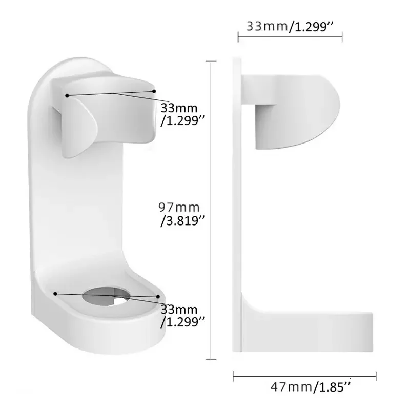 1pc Wall-Mounted Electric Toothbrush Holder Organize And Display Your Toothbrushes With Ease toothbrush holder
