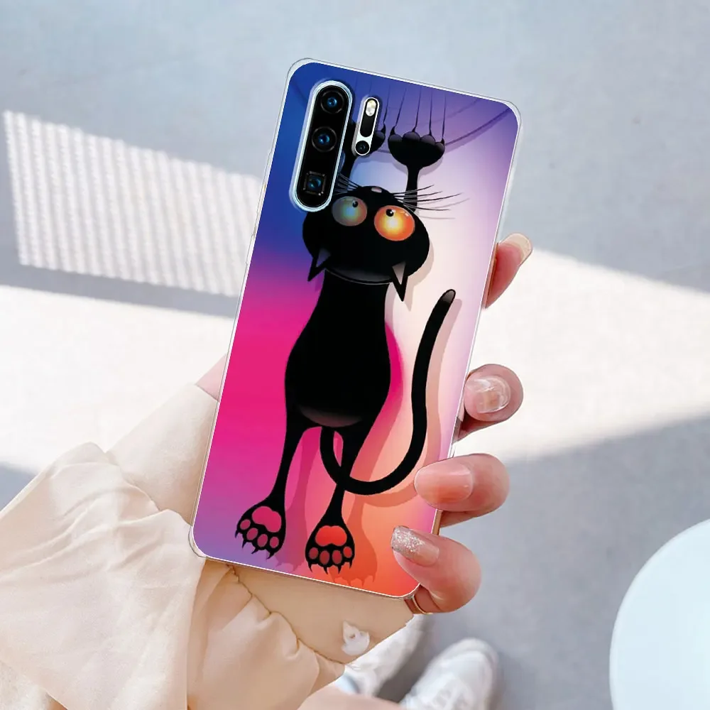 Clear Silicone Phone Case with Cute Design and Protective Bumper