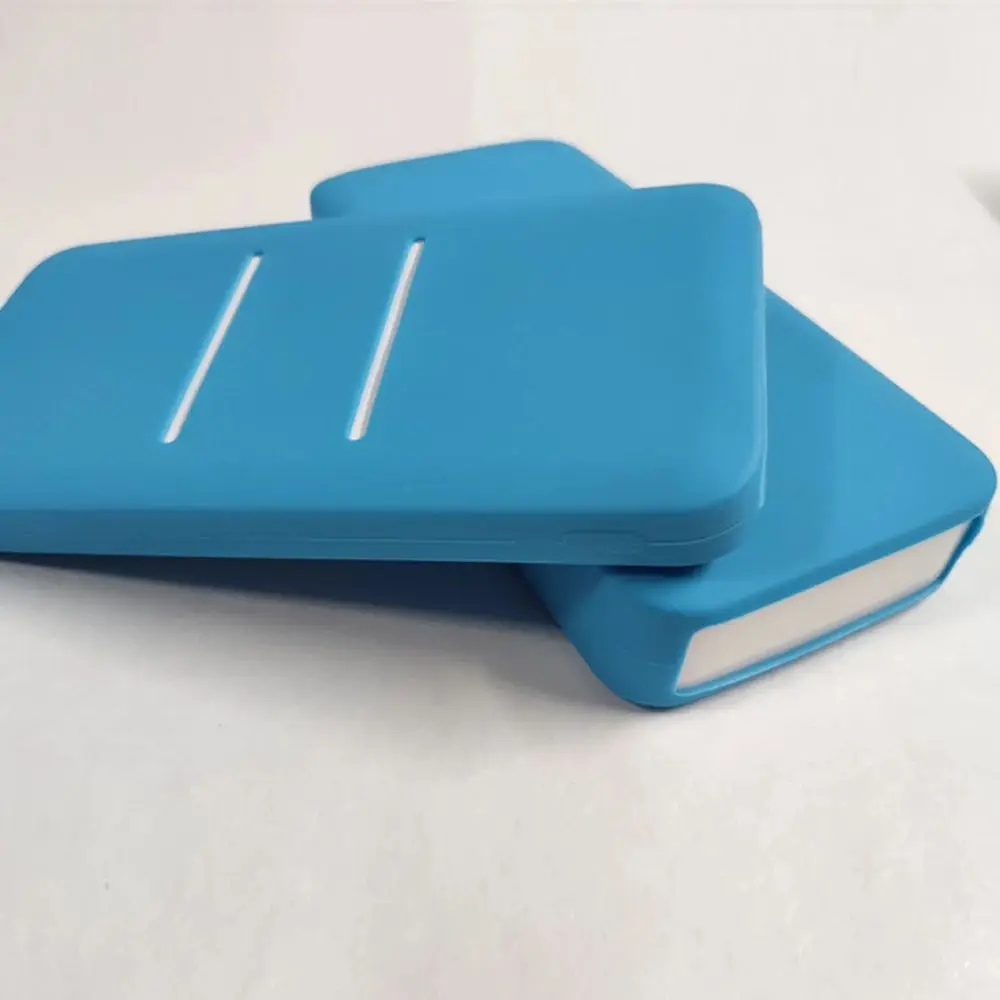Power Bank Case Xiaomi Powerbank Case Silicone Protector Case Cover for Redmi 20000mah 10000mah Dual USB Port Skin Shell Sleeve Anti-slip Cover