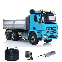 1/14 NEW RC Dumper Truck Toy 3348 RC Truck 6x6 Hydraulic Remote Control Tipper Light Sound Servo 2Speed Battery RC Toys Model 2
