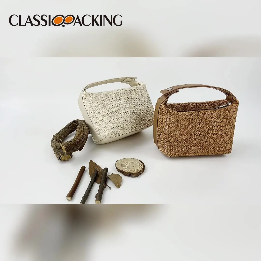 

Large Capacity Wash PP Grass Material Makeup Bag Trend Handbag