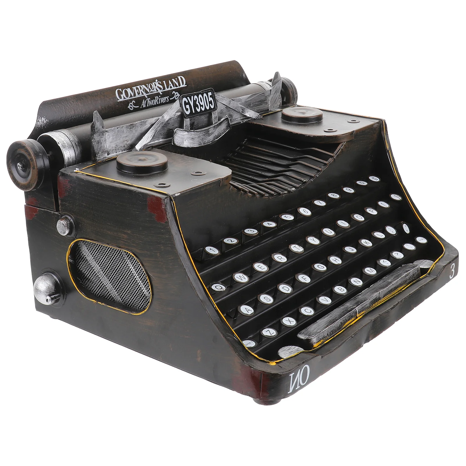 

Vintage Typewriter Model Typewriter Typewriter Manual Typewriter Photo Prop Tabletop Decoration Desktop Ornament Black