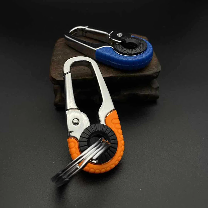 

6Pcs Men's Car Key Chain, Personalized Car Keychain for Men, Men's Keychain for Car Keys, Heavy Duty Metal Car Key Ring Woman