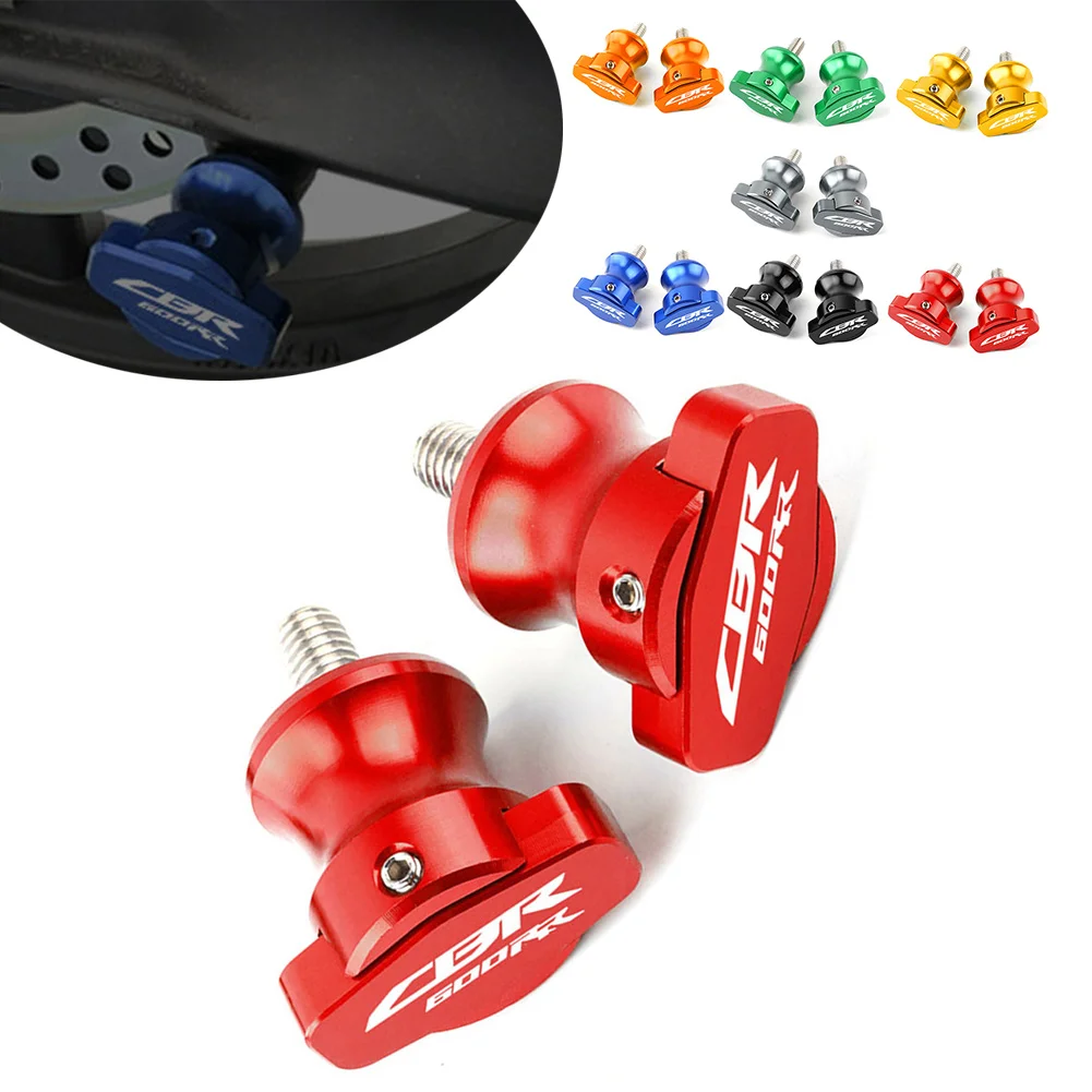 

1Pair Motorcycle Swingarm Sliders Spools Stand Screws M8 For Honda CBR600RR CBR 600 RR 2003-2017
