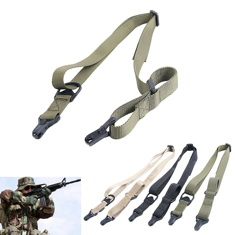 

Quick Detach QD 1 2 Point Mission 1.2" Rifle Sling Nylon Shoulder Strap Rope