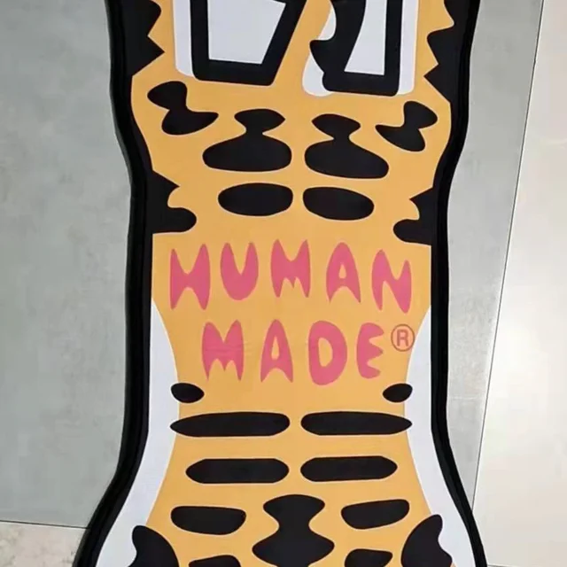 20AW Human Made Tiger Rug Large限定經典老虎圖案居家地毯, 華成