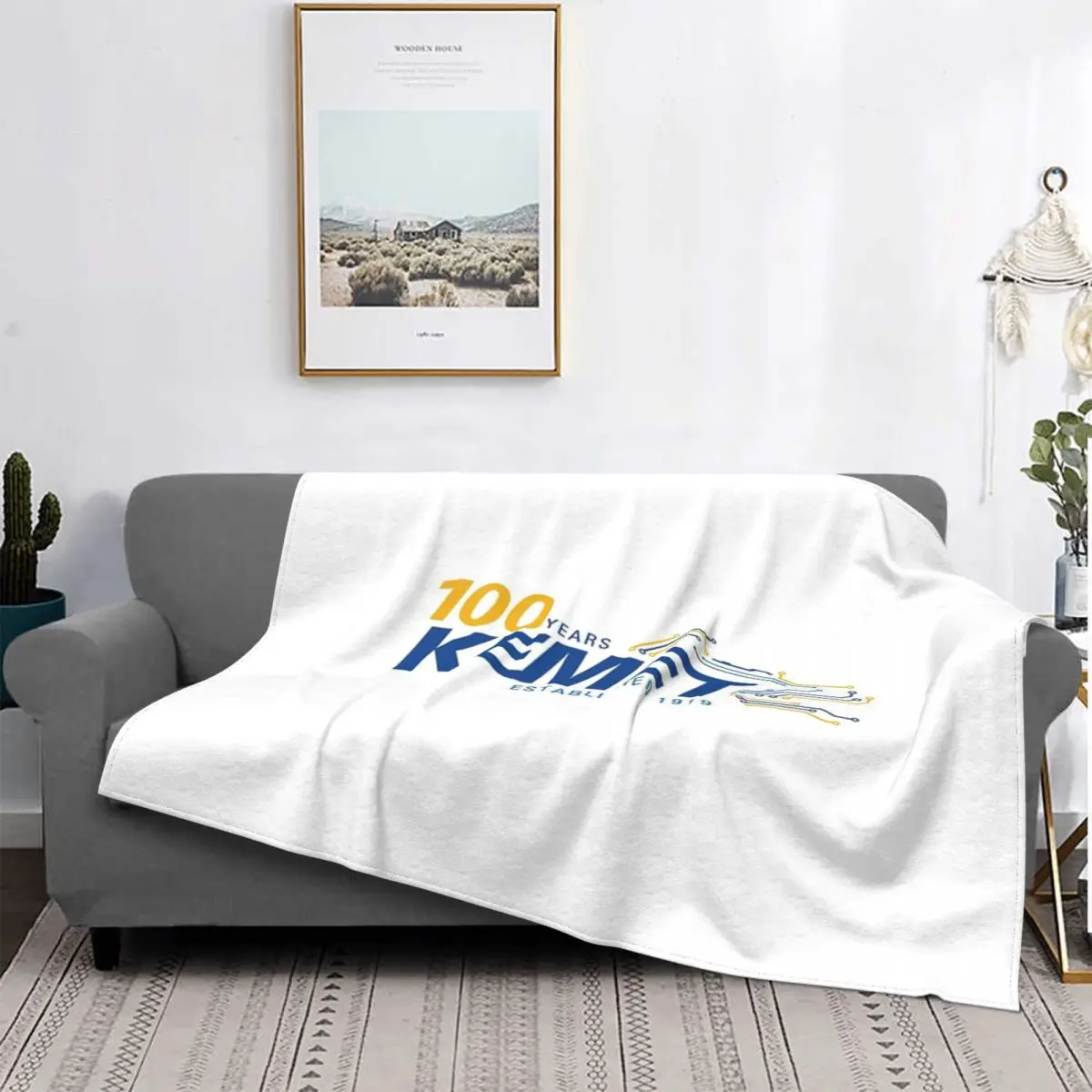 

Kemet-Manta a cuadros para la cama, manta Kawaii para la playa y el sofka, 100