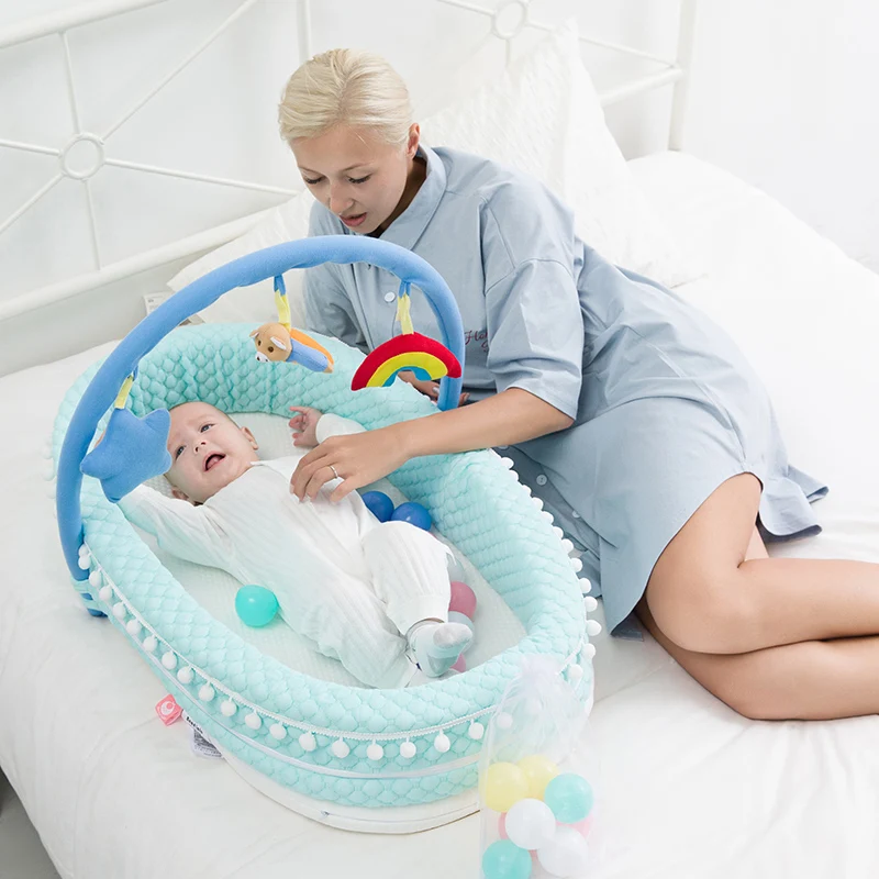 Neonato Portatile Nest Bed Set Con Cuscino Babys Nursery Culla Cuscino Da  Viaggio Outdoor Paraurti Culla Infant Accesspories L230522 Da 21,49 €